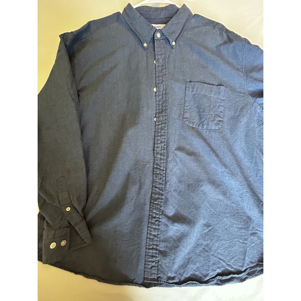 Saddlebreed Classic Fit 2xl Long Sleeve Chambray Shirt Men's Work Vaca Travel
